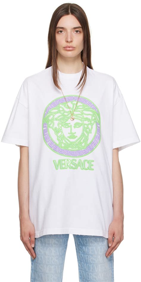 white versace medusa t shirt